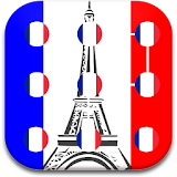 France Flag Pattern Lock icon