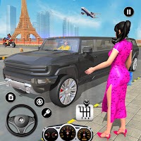 Offroad Limo Car Simulator-Taxi Driving Games