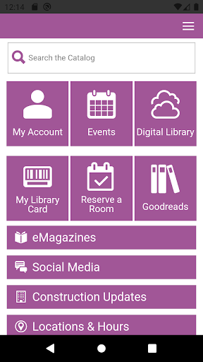 Spokane Public Library screenshot