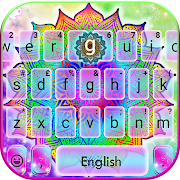 Colourful Mandala Keyboard Theme