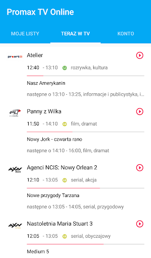 Android application PROMAX TV Online screenshort