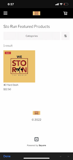 Sto Run Delivery Screen 2