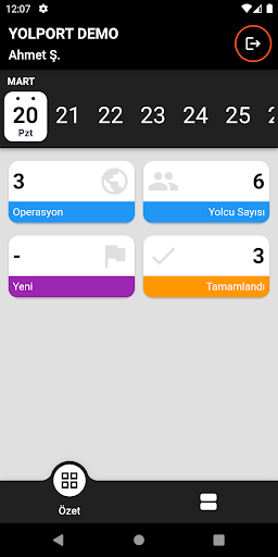 Android application Yolport Driver screenshort