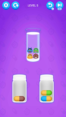 #3. Color Pill Puzzle (Android) By: Rich Games