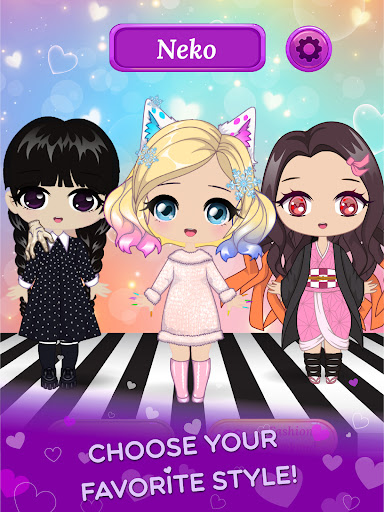 Android application Chibi Dress Up Beauty Salon screenshort