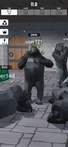Android application Gorilla Clicker screenshort
