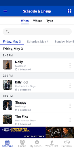 SunFest Official Screen 3