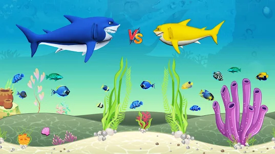 아기 상어: 바다 수족관