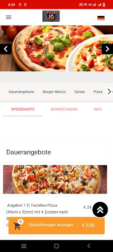 Pizzajo heimservice Screen 2