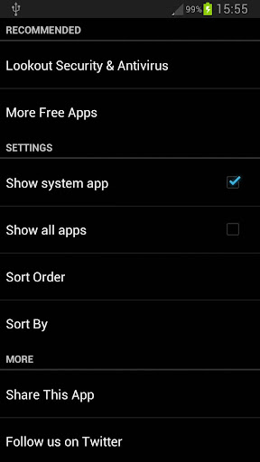 Cache Cleaner Screen 2