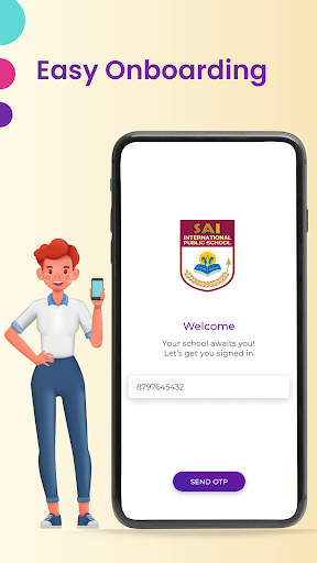Android application Sai School screenshort