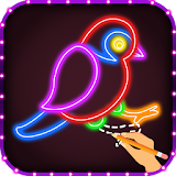 How to Draw Glow Bird icon