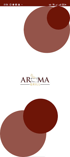 Android application Aroma Grill screenshort