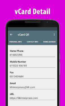 Vcard, MeCard のプロ QR ジェネレーターのおすすめ画像1