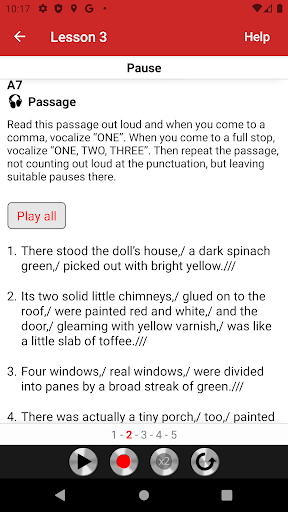 Android application Power, Pitch, Pace, Pause screenshort