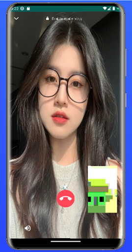 Android application Video Call Cewek Chindo screenshort