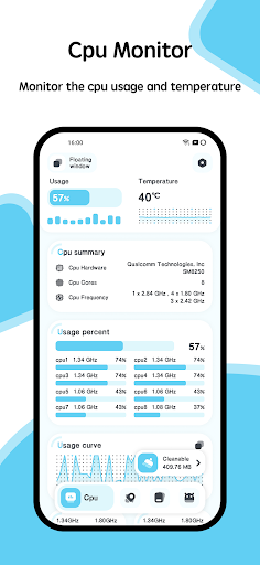 System Monitor Cpu Ram Battery - Tools - apps