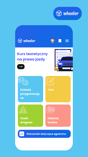 Android application Testy na Prawo Jazdy screenshort