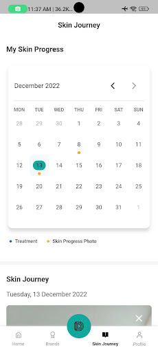 Android application Dermaesthetics screenshort