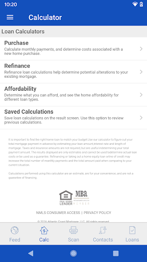 ACM Mobile Mortgage Screen 2