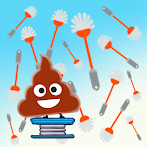Leaping poop game: dodge plung