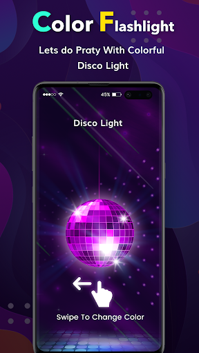 Screenshot of Color Flashlight : Color Torch