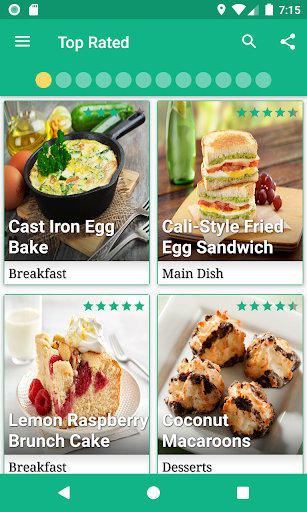 Android application My Cooking Recipes screenshort