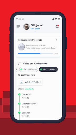 Android application Siga em Frente screenshort