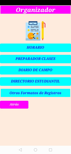 La App del Docente Screen 2