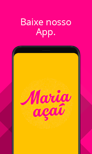 Android application Maria Açaí screenshort