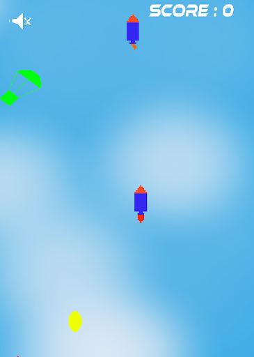 Android application Infinite Sky - Dodge rockets screenshort
