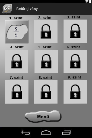 Betűrejtvény Screen 2