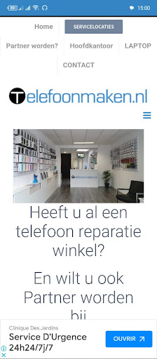 Android application Telefoonmaken screenshort
