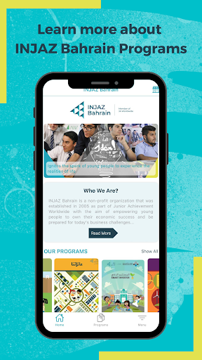 Android application INJAZ Bahrain screenshort