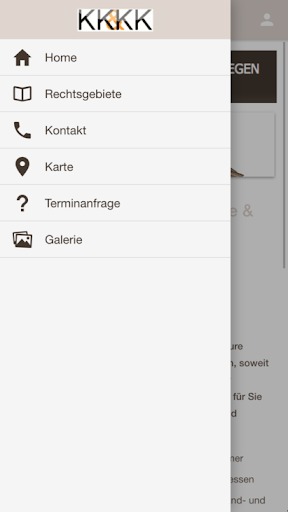 Android application Kanzlei Köhne, Kulle & Koll. screenshort