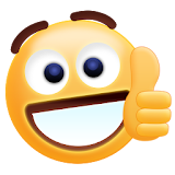 Free Thumbs Up Emoji Sticker icon