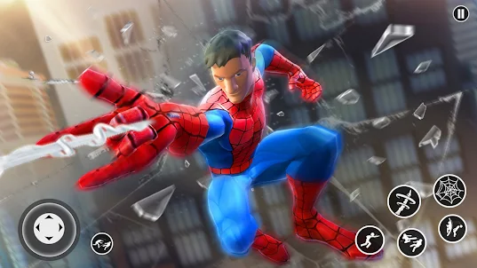 Combat puissance Spiderhero