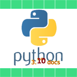 Icon image Python 3.10.0 docs