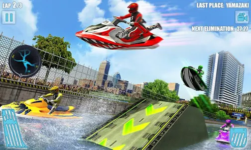 Jet d'eau ski Boat Racing 3D