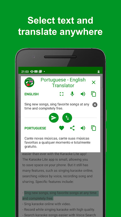 Portuguese English Translator - 1.10 - (Android)