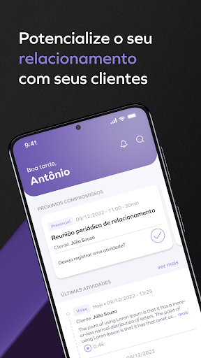 Android application Bravos CRM screenshort