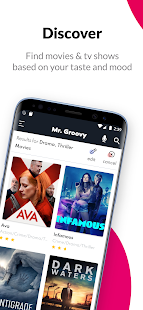 Mr. Groovy - Movie & TV Show Recommendations Screenshot