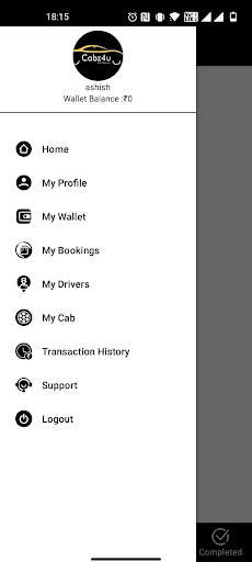 Android application Cabz 4 you screenshort