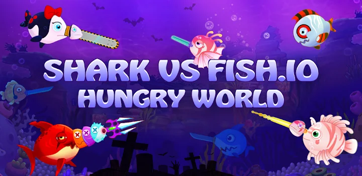 Shark vs Fish .io-Hungry World