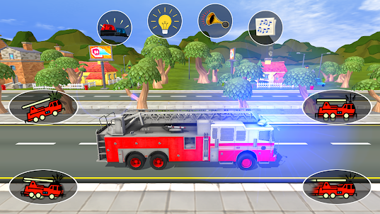 Fire Truck Race & Rescue 2!