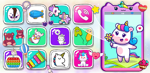 Kids Baby Unicorn Phone Game Mod UNLIMITED v8.0