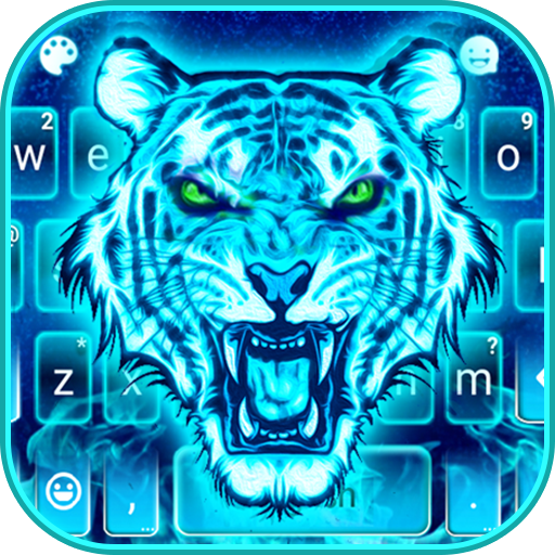 Horror Tiger Keyboard Theme