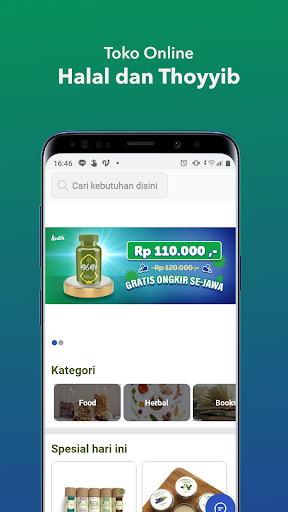 Android application Tokobaik screenshort