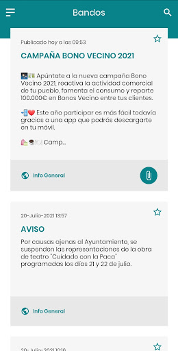 Aperçu de l'application