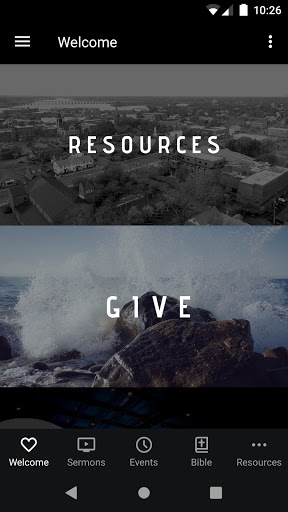 Android application Union Point Church screenshort